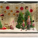 Pallina di natale 15cm oro lucido Palla idea regalo addobbi natalizi albero 2PZ