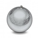 Pallina di natale 20cm argento lucido Palla idea regalo addobbi natalizi albero
