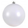 Nataluna Pallina di natale 20cm bianco Palla decorazione grande add...