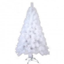 Albero di Natale bianco Artificiale Realistico Supporto in Metallo da 90-180 cm