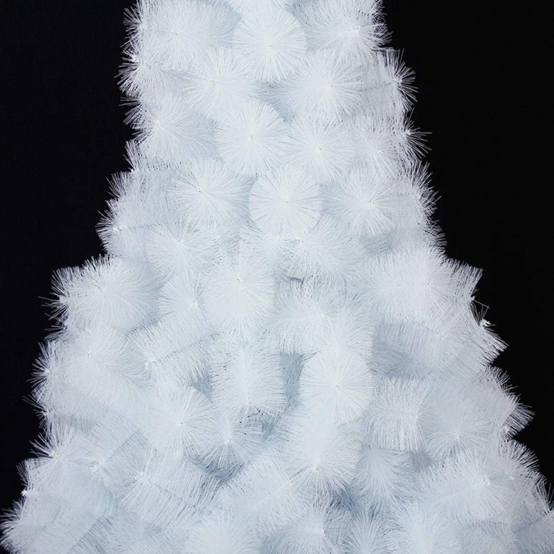 Albero di Natale bianco Artificiale Realistico Supporto in Metallo ...