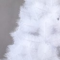 Albero di Natale bianco Artificiale Realistico Supporto in Metallo da 90-180 cm