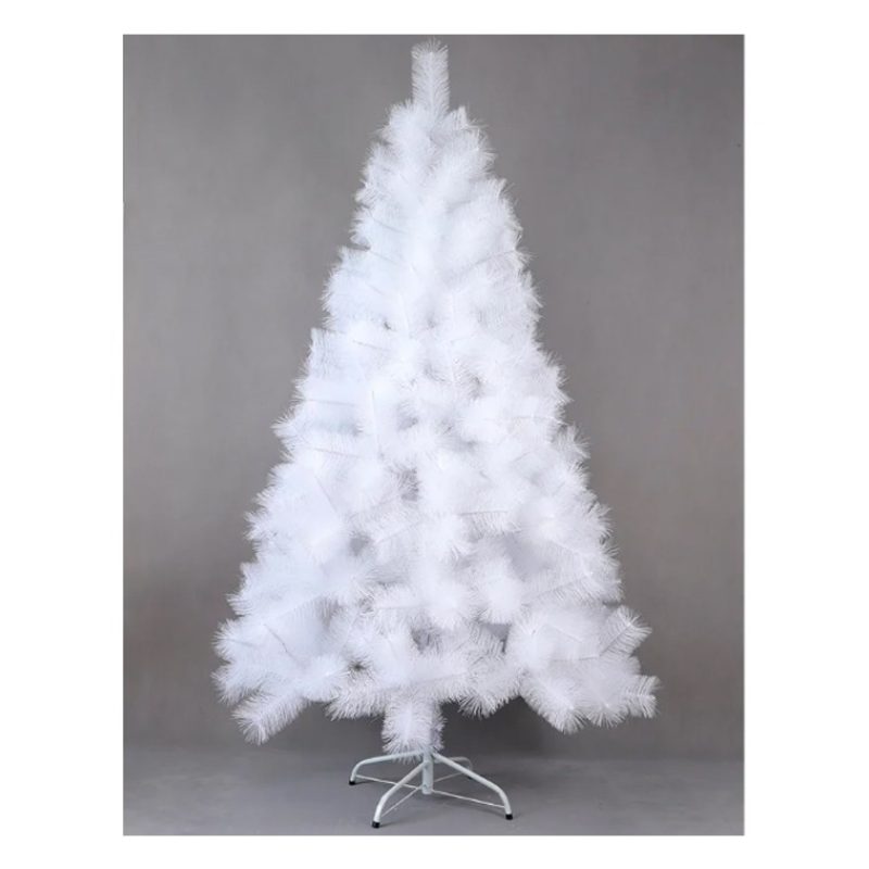 Albero di Natale bianco Artificiale Realistico Supporto in Metallo ...