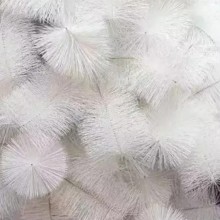 Albero di Natale bianco Artificiale Realistico Supporto in Metallo da 90-180 cm