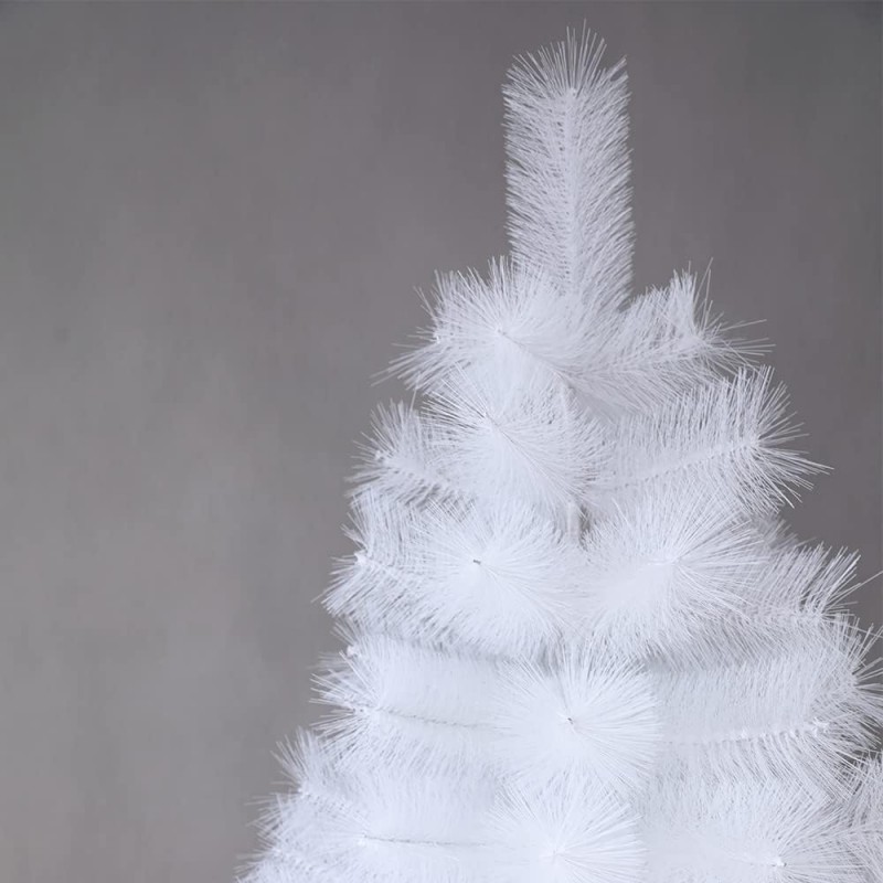 Albero di Natale bianco Artificiale Realistico Supporto in Metallo ...