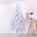 Albero di Natale bianco Artificiale Realistico Supporto in Metallo da 90-180 cm