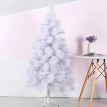Albero di Natale bianco Artificiale Realistico Supporto in Metallo da 90-180 cm