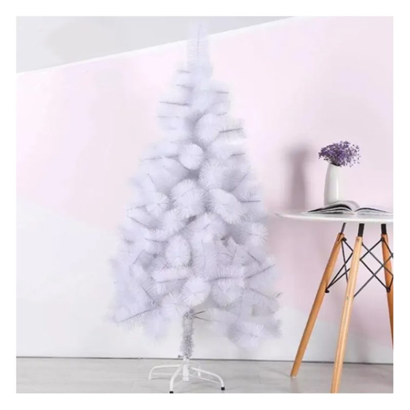 Albero di Natale bianco Artificiale Realistico Supporto in Metallo ...