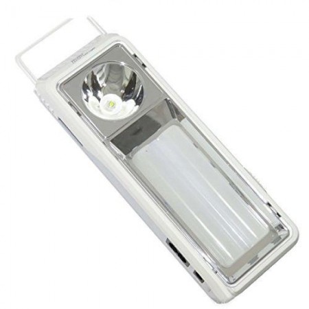 DP-7118 Lampada ricaricabile 6W portatile torcia luce 2400mAh luce bianca