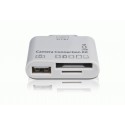 Adattatore iPad 1 2 micro SD scheda pennetta chiavetta USB memoria esterna