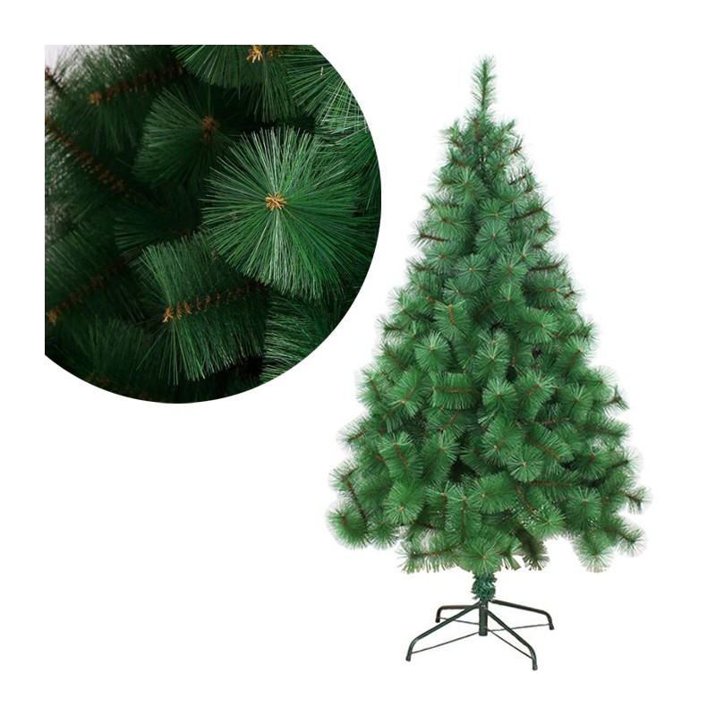 Albero di Natale pino Artificiale Realistico da 60 90 120 150 180 210 cm verde