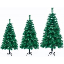 Albero di Natale pino Artificiale Realistico da 60 90 120 150 180 210 cm verde