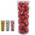 Confezione da 32 Palline Natale colorate Diametro 5 cm Addobbi Natalizi albero