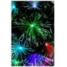 Albero di Natale Artificiale in fibra ottica punta LED multicolore ...