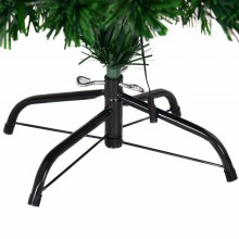 Albero di Natale Artificiale in fibra ottica punta LED multicolore varie altezze