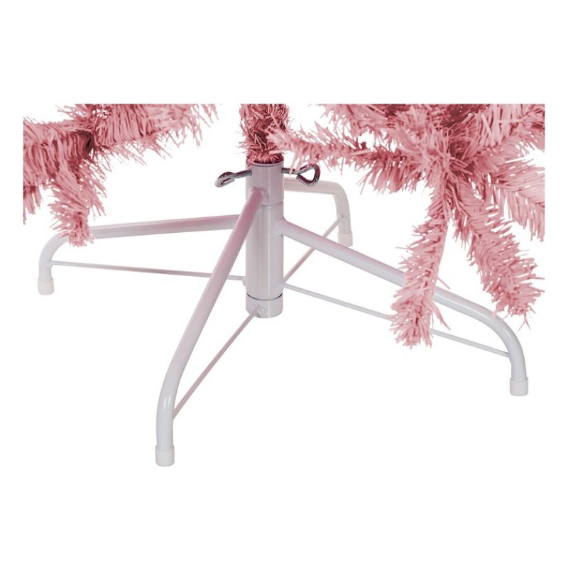 Albero Di Natale Rosa con fibra ottica led artificiale 60/90/120/15...