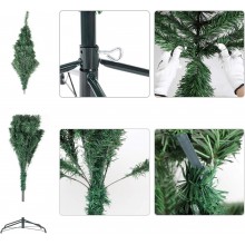 Albero di Natale pino Artificiale Realistico da 60 90 120 150 180 210 cm verde