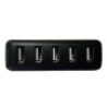 HUB 7 porte USB alimentato porta chiavetta pennetta LED moltiplicatore
