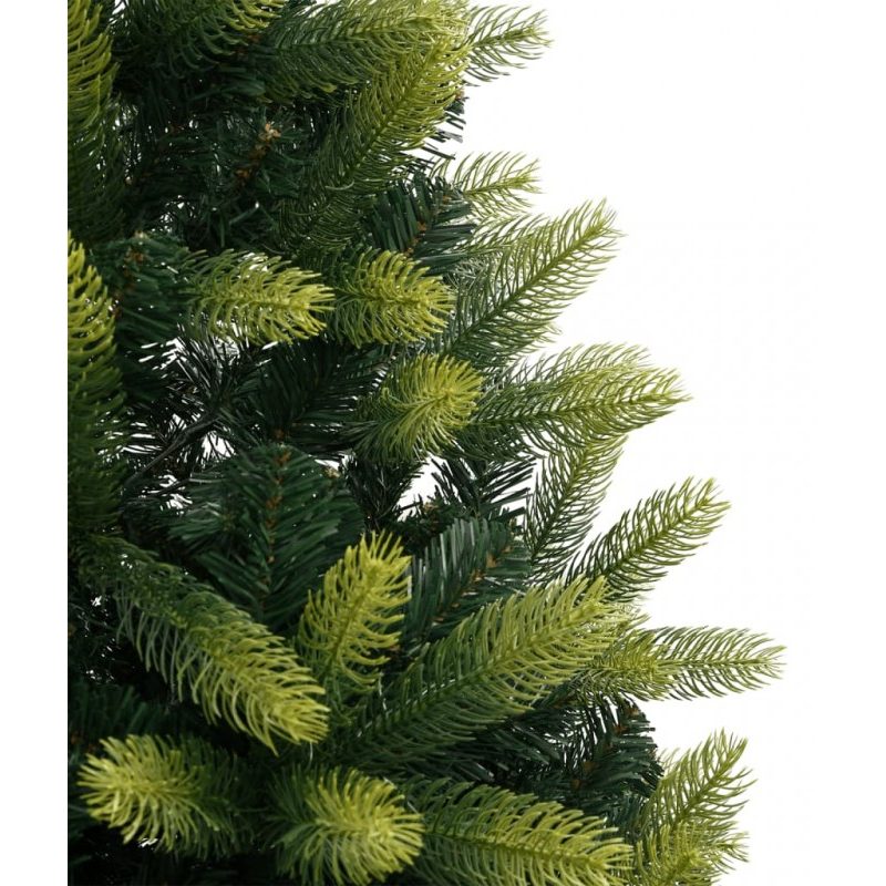 Albero Di Natale Pino Verde Folto Base A Croce mix due colori varie...