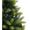 Albero Di Natale Pino Verde Folto Base A Croce mix due colori varie...