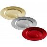 DEL GIUDICE 24x Sottopiatti Natalizi In Plastica 33cm Decorazioni N...