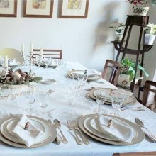 24x Sottopiatti Natalizi In Plastica 33cm Decorazioni Natale Per Tavola 3 colori