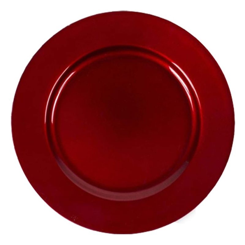 DEL GIUDICE 24x Sottopiatti Natalizi In Plastica 33cm Decorazioni N...