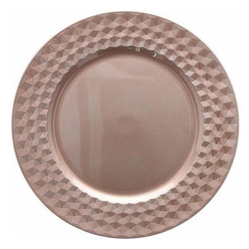 DEL GIUDICE 24x Sottopiatti Natalizi In Plastica 33cm Decorazioni N...