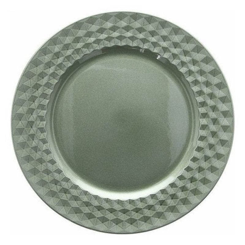 DEL GIUDICE 24x Sottopiatti Natalizi In Plastica 33cm Decorazioni N...