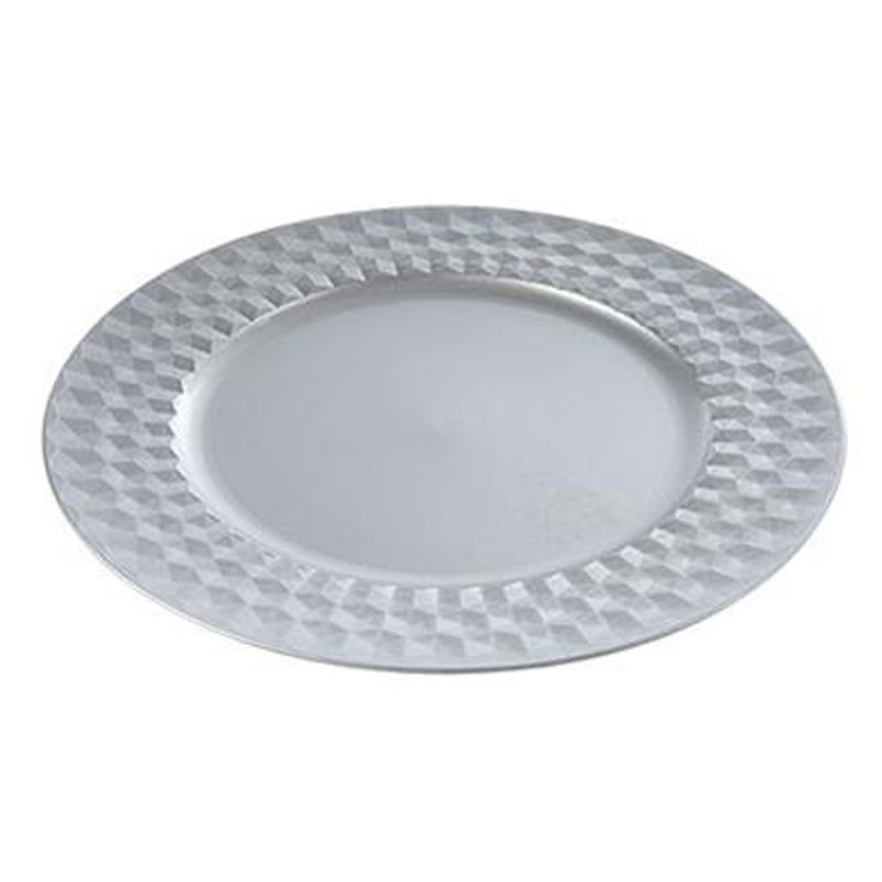 DEL GIUDICE 24x Sottopiatti Natalizi In Plastica 33cm Decorazioni N...