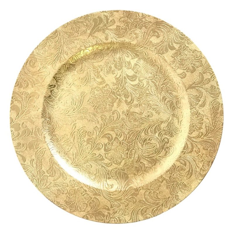 DEL GIUDICE 24x Sottopiatti Natalizi decorativi 33cm in plastica Na...