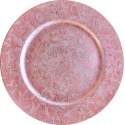 24x Sottopiatti Natalizi decorativi 33cm in plastica Natale per Tavola damasco