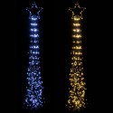 Stella Cometa per Albero di Natale Puntale Cascata 465 Led Bianco caldo freddo