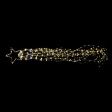 Stella Cometa per Albero di Natale Puntale Cascata 465 Led Bianco caldo freddo