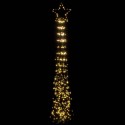 Stella Cometa per Albero di Natale Puntale Cascata 465 Led Bianco caldo freddo