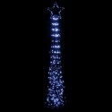 Stella Cometa per Albero di Natale Puntale Cascata 465 Led Bianco caldo freddo