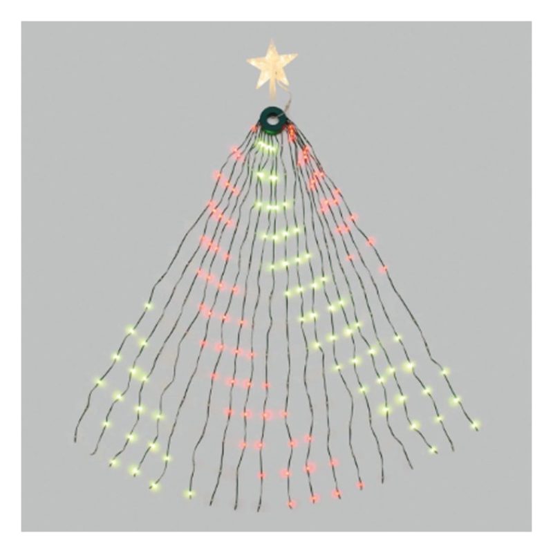 Nataluna Mantello luminoso da 234 led per albero di Natale 150cm lu...