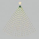 Mantello luminoso da 234 led per albero di Natale 150cm luce RGB multicolore