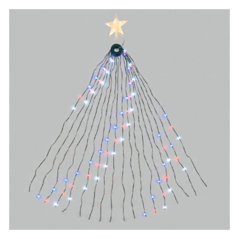 Nataluna Mantello luminoso da 234 led per albero di Natale 150cm lu...