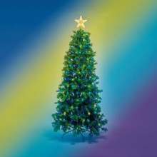 Mantello luminoso da 304 led per albero di Natale 180cm luce RGB multicolore
