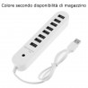 HUB 4 porte USB alimentatore porta chiavetta pennetta moltiplicatore 1TB support