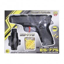 Pistola a Pallini 6mm Giocattolo gioco spara bambini 8+ caricatore estraibile