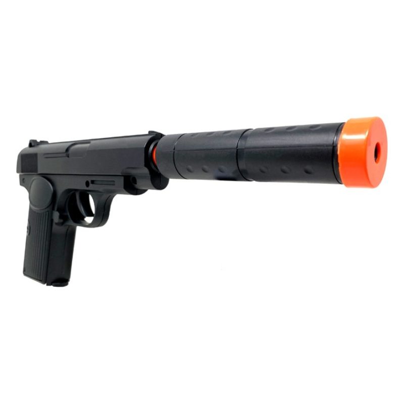 Giaquinto Pistola giocattolo spara pallini 6MM AIR SOFT silenziator...