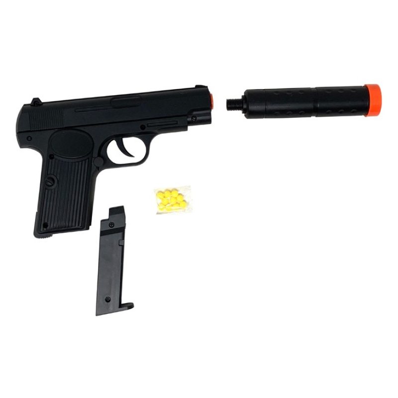 Giaquinto Pistola giocattolo spara pallini 6MM AIR SOFT silenziator...