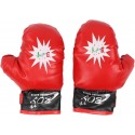 Sacco da boxe con guantoni pugilato per bambini pugile set completo 44x15 cm