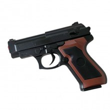 Pistola Giocattolo spara Pallini 6mm 2 pezzi gioco bambini 8+ in plastica nero