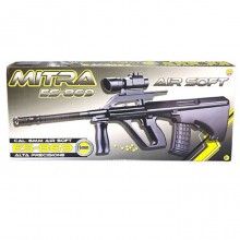 Mitra fucile mitragliatrice Spara pallini 6mm in plastica giocattolo per bambini