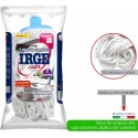 2 Ricambi Mop cotone a filo continuo Irge attacco universale pulizia pavimenti 300gr