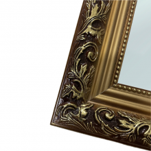 Specchio specchiera grande cornice rettangolare stile vintage 40x50 cm decorata