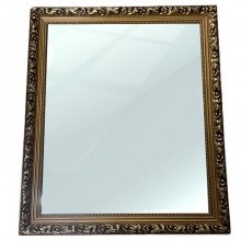 Specchio specchiera grande cornice rettangolare stile vintage 50x60 cm decorata